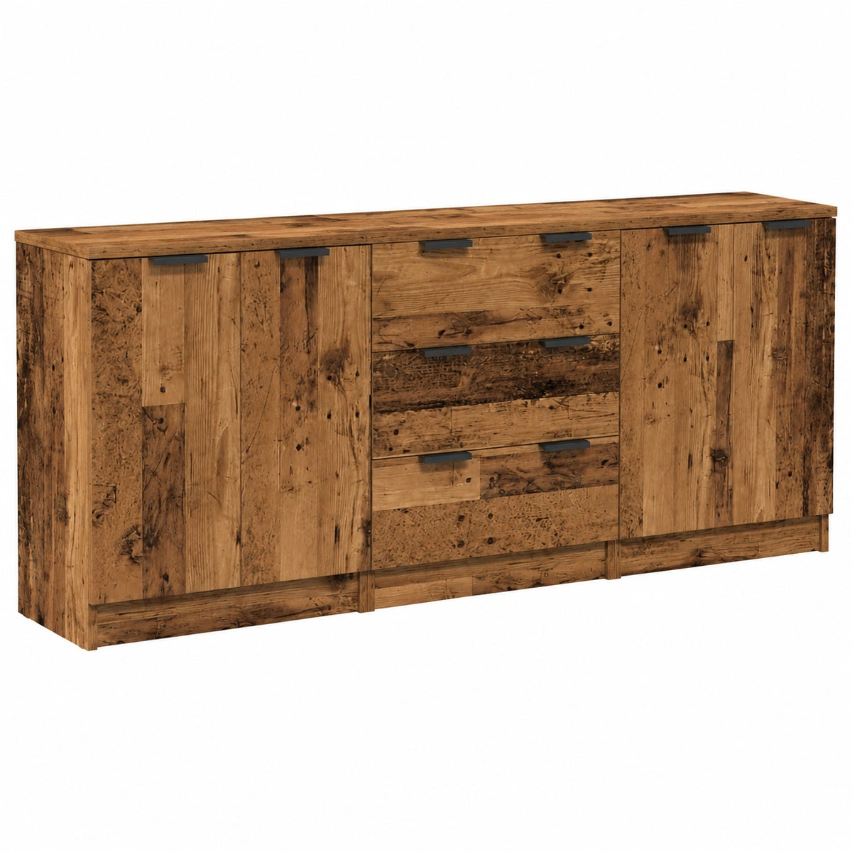 Buffet, 3 pièces, 60 x 30 x 70 cm, pour la salle à manger ou le salon