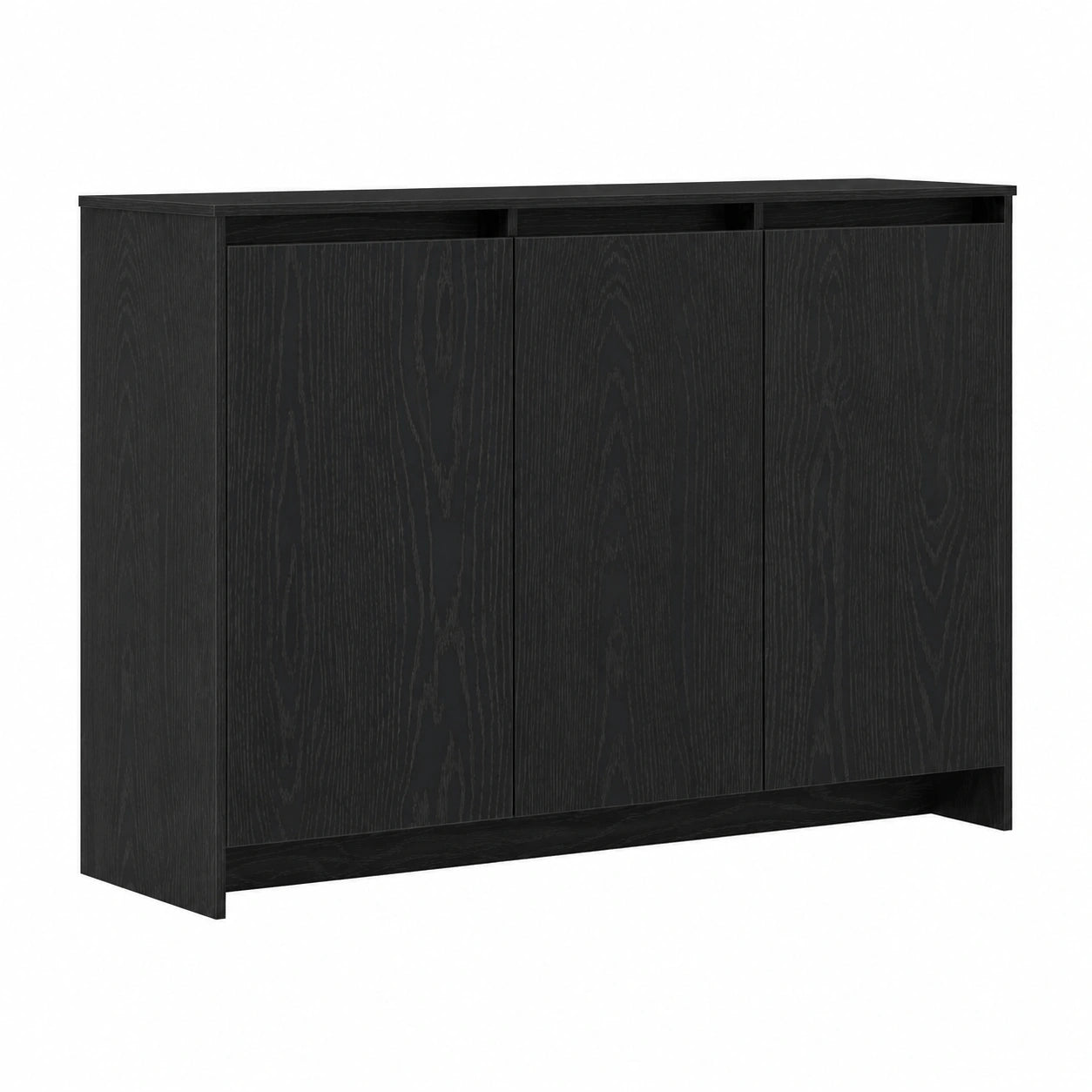 Meuble d’appoint, coloris noir, 102 x 29,5 x 75 cm, pour le salon ou la chambre