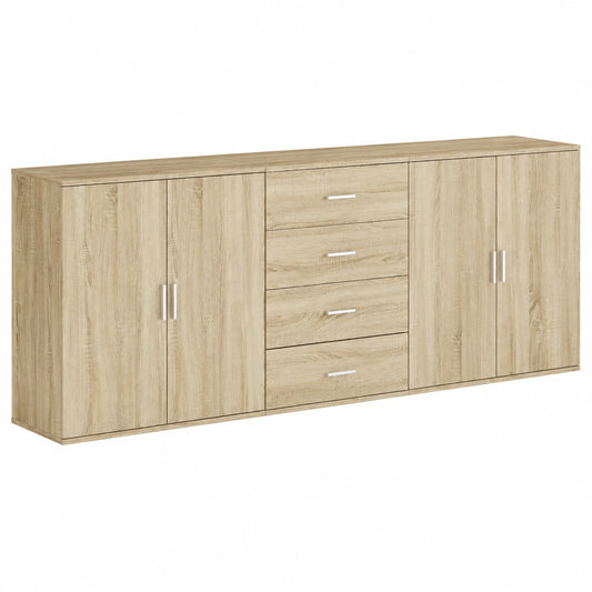 Armoire, avec rangement, en chêne, 3 pièces, pour la chambre
