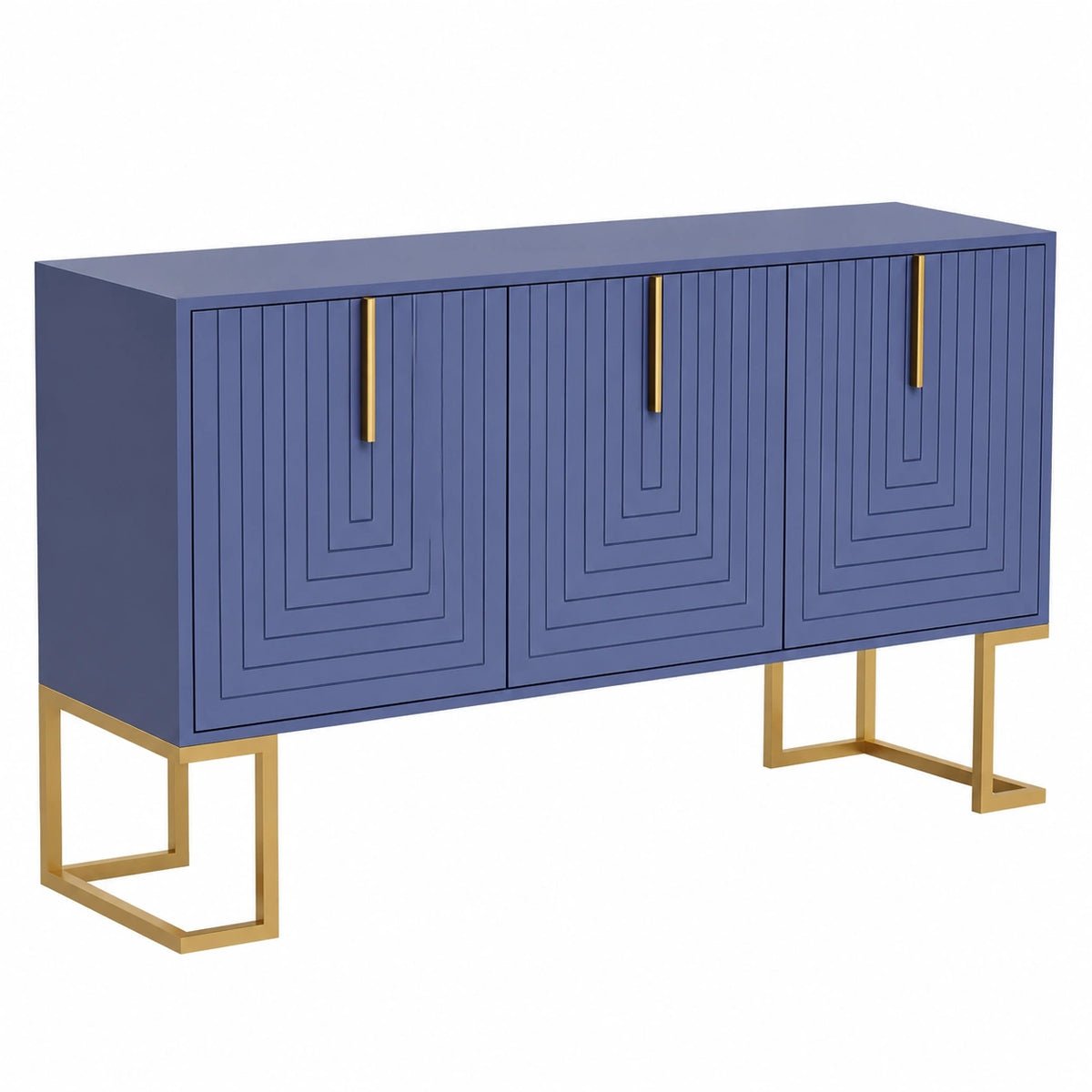 Armoire, réglable, avec rangement, avec portes, coloris noir et bleu, pour la chambre